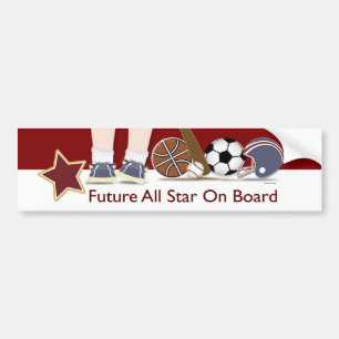 Sports Baby Bumper Sticker