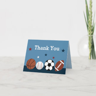 Sports Balls All Star Merci Cartes