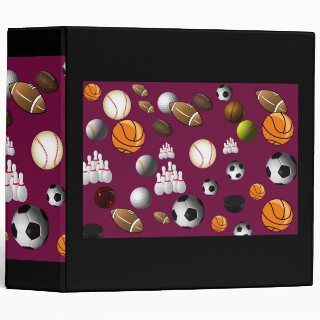 Sports Balls binder (Front/Spine)