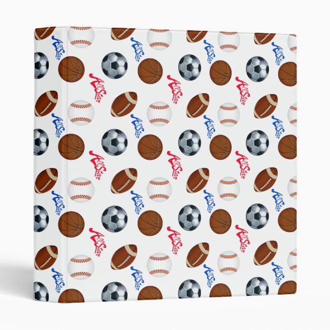 Sports Balls Binder (Front/Spine)