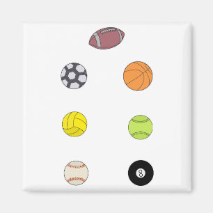 Sports Balls Magnet