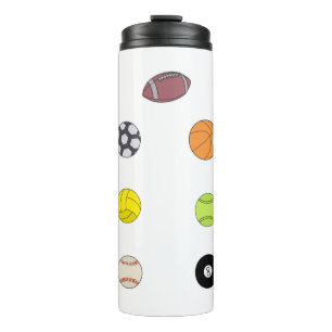 Sports Balls Thermal Tumbler
