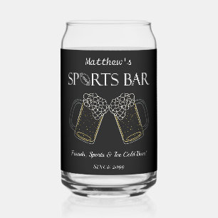 Sports Bar Drinkware Can Beer Drinkware Can Glass