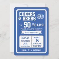 Sports Bar Surprise Party Cheers to 50 Years