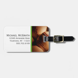 Sports - Baseball Luggage Tags