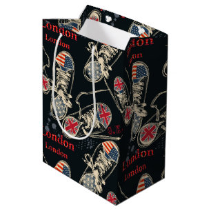Sports Boots Fashion Pattern Medium Gift Bag