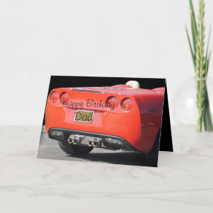 Sports Car any occasion card- customize Card