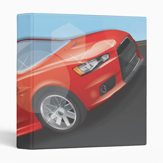 Sports Car Binder (Front/Spine)
