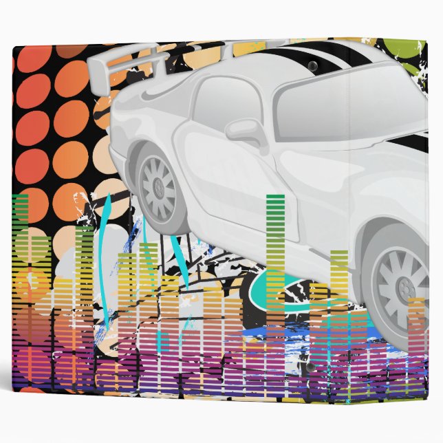 Sports Car Binder (Back/Spine)
