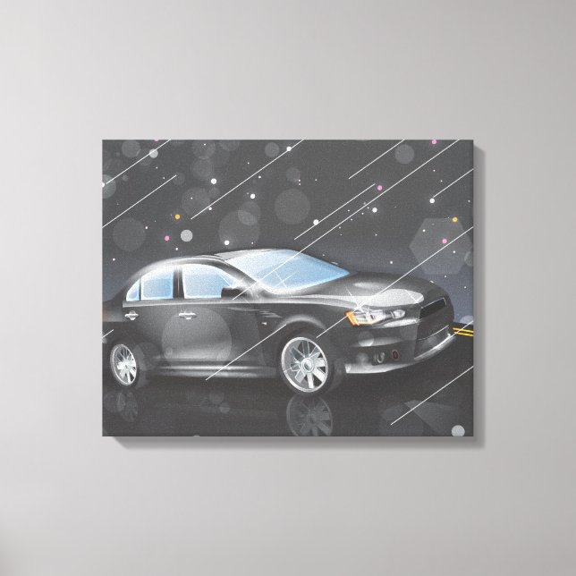 Sports Car Canvas Print (Front)