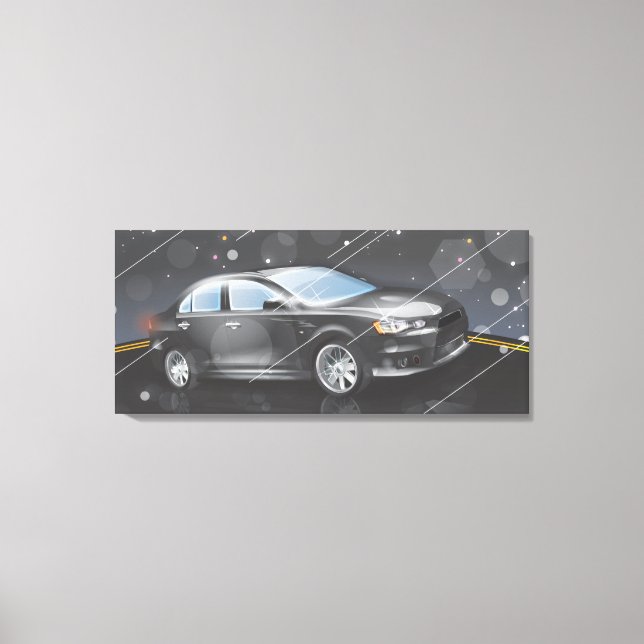 Sports Car Canvas Print (Front)
