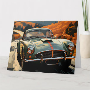 SPORTS CAR CLASS ACT BRTHDAY Greeting Card