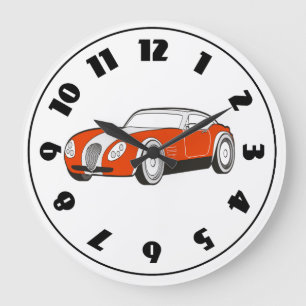 Sports Car Clock
