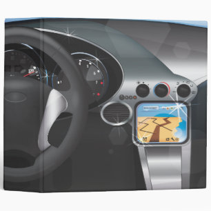 Sports Car Dashboard Binder