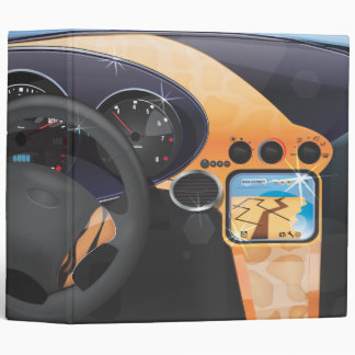 Sports Car Dashboard Binder