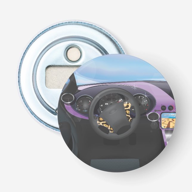 Sports Car Dashboard Bottle Opener (Front)