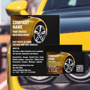 Sports Car Design, Auto Dealership Advertising Flyer