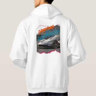 Sports car drifting hoodie 