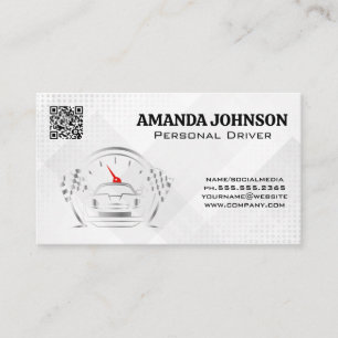 Sports Car   Driver Transport Business Card