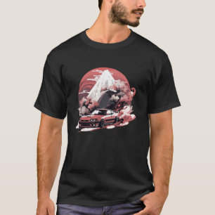 Sports Car Exotic Japanese Racing Tuner Drift Car T-Shirt