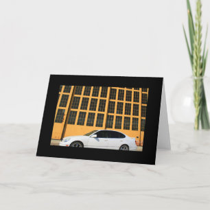 Sports Car Greeting Card and Note Card