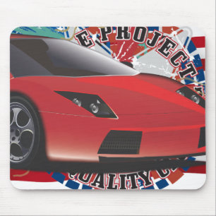Sports Car Mouse Pad