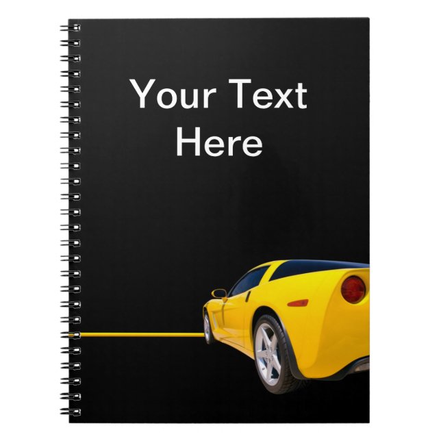 Sports Car Notebook (Front)