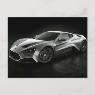 Sports Car Postcard