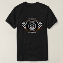 Sports Car Racing Personalize Chequered Flag Pro