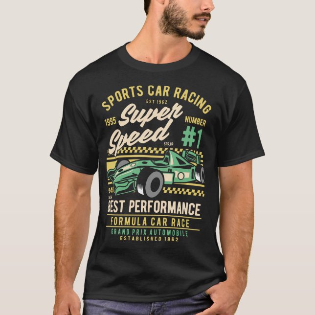 Sports car racing T-Shirt (Front)