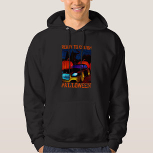 Sports Car Ready to Crush Halloween Costume Boys Hoodie