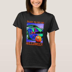 Sports Car Ready to Crush Halloween Costume Boys T-Shirt