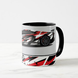 Sports Car Two-Tone Coffee Mug