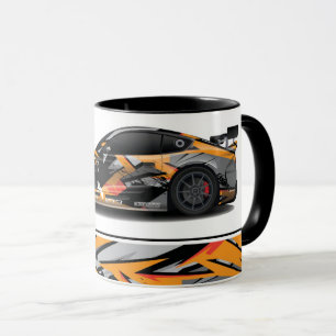 Sports Car Two-Tone Coffee Mug