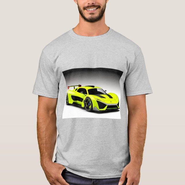 Sports Car With Sleek Design and Modern Aesthetic T-Shirt (Front)