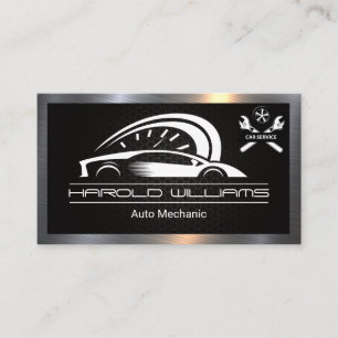 Sports Car Wrenches Business Card