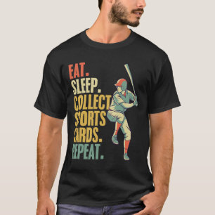 Sports Card Collecting Basketball Baseball Card Co T-Shirt