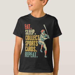 Sports Card Collecting Sketll Sell Card Collector T-Shirt