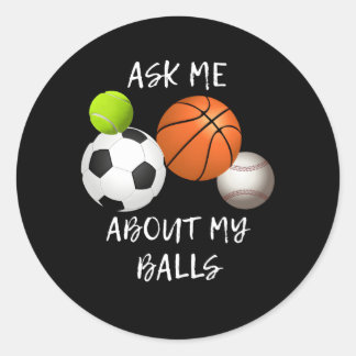 Sports Classic Round Sticker