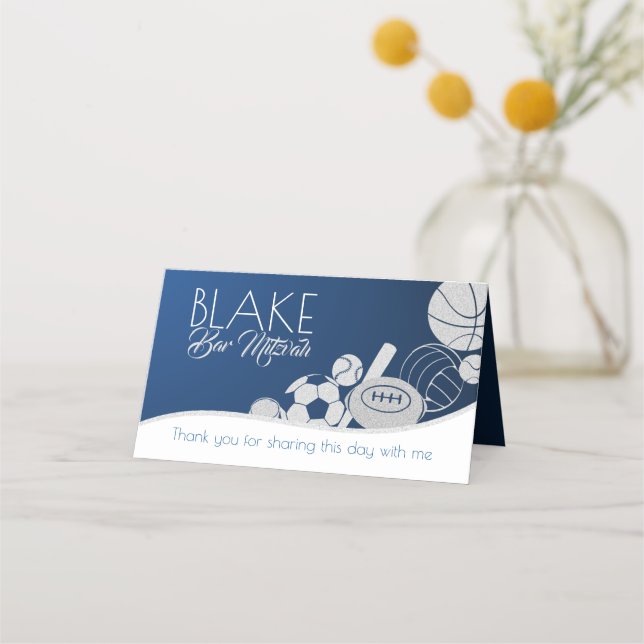 Sports Combo Seating Card (Back)