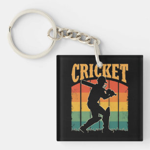 Sports Cricket Player – The Gentleman’s Game Keychain
