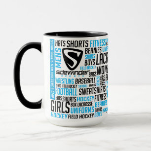Sports de Sidewinder - art de mot - tasse