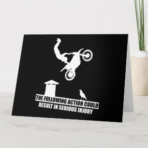 Sports Dirt Bike Motorcycles Lover Gift Card