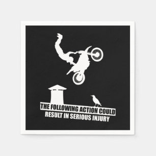 Sports Dirt Bike Motorcycles Lover Gift Napkin