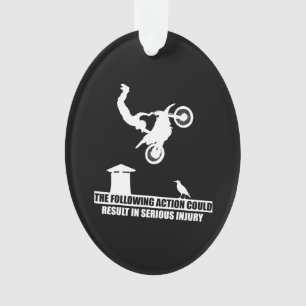 Sports Dirt Bike Motorcycles Lover Gift Ornament