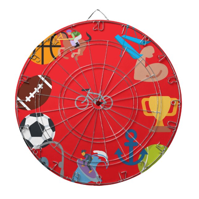 sports emoji dartboard (Front)