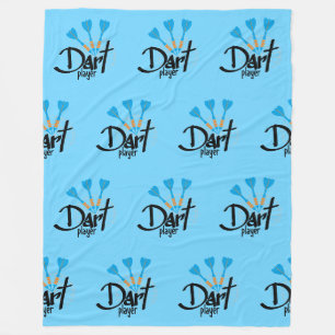 Sports Equipment - 3 Darts - Dart Player 1 Fleece Blanket