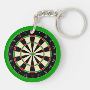 Sports Equipment - Dartboard 1 Keychain