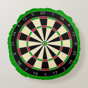 Sports Equipment - Dartboard 1 Round Pillow