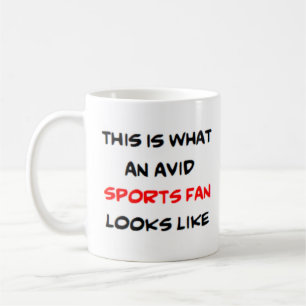 sports fan, avid coffee mug